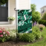 Saskatchewan Roughriders Garden Flag Customized Glowing Star Green Best Selling