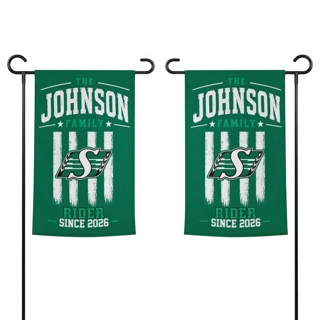 Saskatchewan Roughriders Garden Flag Personalized Distressed Stripes Green Fashion Forward Saskatchewan Roughriders Garden Flag Personalized Distressed Stripes Green Fashion Forward