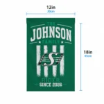 Saskatchewan Roughriders Garden Flag Personalized Distressed Stripes Green Best Selling