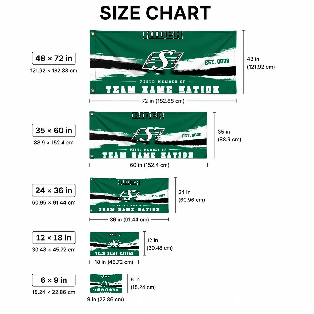 Saskatchewan Roughriders House Flag Custom Brushed Streaks Green High Quality Saskatchewan Roughriders House Flag Custom Brushed Streaks Green High Quality