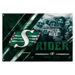 Saskatchewan Roughriders House Flag Customized Diagonal Stripes Green Best Selling