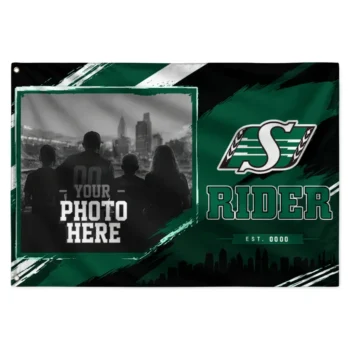 Saskatchewan Roughriders House Flag Personalized Framed Photo Green Black Best Selling