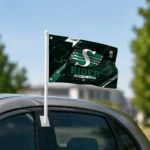 Saskatchewan Roughriders House Flag Personalized Speed Slashes Green Best Selling