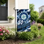 Seattle Mariners Garden Flag Custom Glowing Star Navy Blue Best Selling