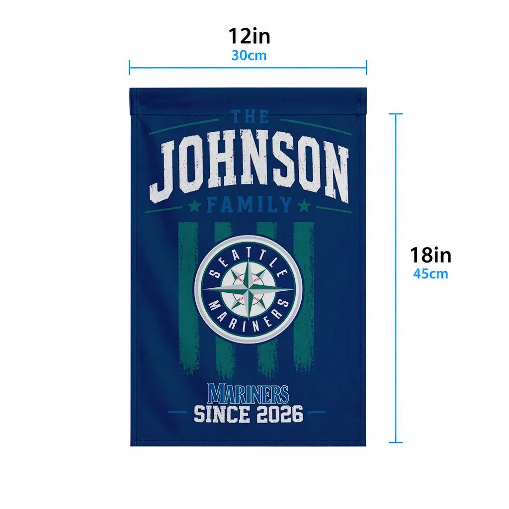 Seattle Mariners Garden Flag Customized Distressed Stripes Navy Blue High Quality Seattle Mariners Garden Flag Customized Distressed Stripes Navy Blue High Quality