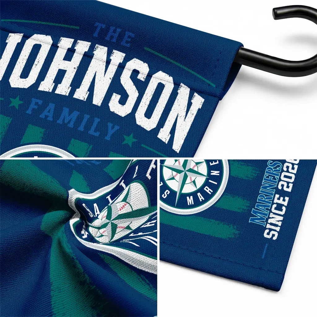Seattle Mariners Garden Flag Customized Distressed Stripes Navy Blue Latest Model Seattle Mariners Garden Flag Customized Distressed Stripes Navy Blue Latest Model