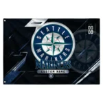 Seattle Mariners House Flag Customized Speed Slashes Navy Blue Best Selling
