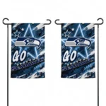Seattle Seahawks Garden Flag Customized Glowing Star Blue Best Selling