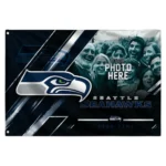 Seattle Seahawks House Flag Customized Diagonal Stripes Blue Best Selling