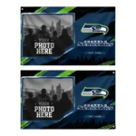 Seattle Seahawks House Flag Personalized Framed Photo Blue Black Best Selling