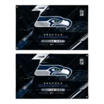 Seattle Seahawks House Flag Personalized Speed Slashes Blue Best Selling