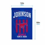 Smu Mustangs Garden Flag Custom Distressed Stripes Blue Best Selling