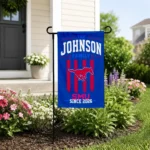 Smu Mustangs Garden Flag Custom Distressed Stripes Blue Best Selling