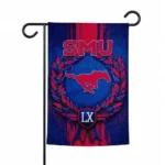 Smu Mustangs Garden Flag Custom Laurel Wreath Blue Best Selling
