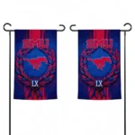 Smu Mustangs Garden Flag Custom Laurel Wreath Blue Best Selling