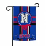Smu Mustangs Garden Flag Customized Circle Medallion Blue Best Selling
