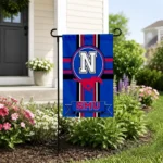 Smu Mustangs Garden Flag Customized Circle Medallion Blue Best Selling