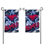 Smu Mustangs Garden Flag Personalized Glowing Star Blue Best Selling