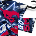 Smu Mustangs Garden Flag Personalized Glowing Star Blue Best Selling