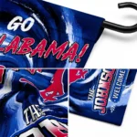 Smu Mustangs Garden Flag Personalized Swirl Vortex Blue Best Selling