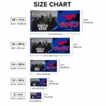 Smu Mustangs House Flag Custom Framed Photo Blue Black Best Selling