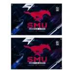 Smu Mustangs House Flag Custom Speed Slashes Blue Best Selling