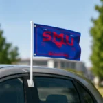 Smu Mustangs House Flag Customized Ornate Border Blue Best Selling