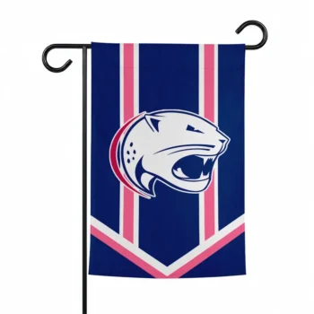 South Alabama Jaguars Garden Flag Custom Chevron Stripes Blue Best Selling