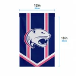 South Alabama Jaguars Garden Flag Custom Chevron Stripes Blue Best Selling