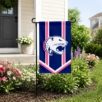 South Alabama Jaguars Garden Flag Custom Chevron Stripes Blue Best Selling