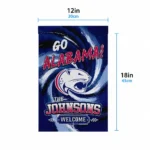 South Alabama Jaguars Garden Flag Customized Swirl Vortex Blue Best Selling