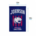 South Alabama Jaguars Garden Flag Personalized Distressed Stripes Blue Best Selling