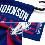 South Alabama Jaguars Garden Flag Personalized Distressed Stripes Blue Best Selling
