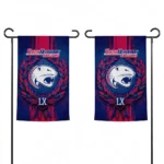 South Alabama Jaguars Garden Flag Personalized Laurel Wreath Blue Best Selling