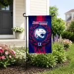 South Alabama Jaguars Garden Flag Personalized Laurel Wreath Blue Best Selling