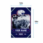 South Alabama Jaguars Garden Flag Personalized Photo Frame Blue Best Selling
