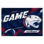 South Alabama Jaguars House Flag Customized Action Streaks Blue Best Selling