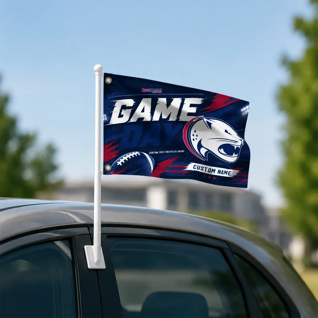 South Alabama Jaguars House Flag Customized Action Streaks Blue Latest Model South Alabama Jaguars House Flag Customized Action Streaks Blue Latest Model
