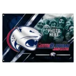 South Alabama Jaguars House Flag Customized Diagonal Stripes Blue Best Selling