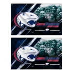 South Alabama Jaguars House Flag Customized Diagonal Stripes Blue Best Selling