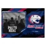 South Alabama Jaguars House Flag Personalized Framed Photo Blue Black Best Selling