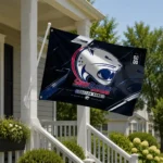 South Alabama Jaguars House Flag Personalized Speed Slashes Blue Best Selling