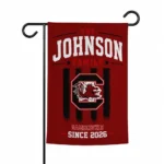 South Carolina Gamecocks Garden Flag Custom Distressed Stripes Garnet Best Selling