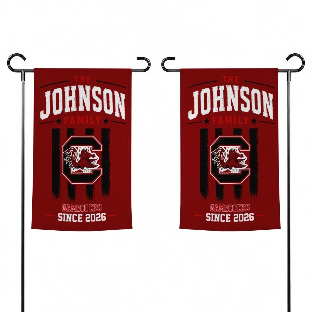 South Carolina Gamecocks Garden Flag Custom Distressed Stripes Garnet Fashion Forward South Carolina Gamecocks Garden Flag Custom Distressed Stripes Garnet Fashion Forward