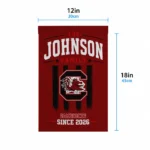 South Carolina Gamecocks Garden Flag Custom Distressed Stripes Garnet Best Selling