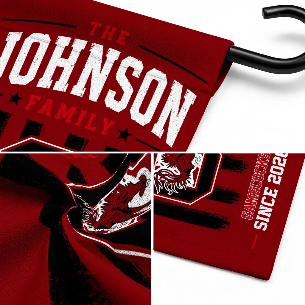 South Carolina Gamecocks Garden Flag Custom Distressed Stripes Garnet Latest Model South Carolina Gamecocks Garden Flag Custom Distressed Stripes Garnet Latest Model