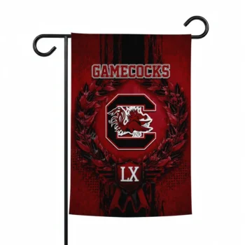 South Carolina Gamecocks Garden Flag Custom Laurel Wreath Garnet Best Selling
