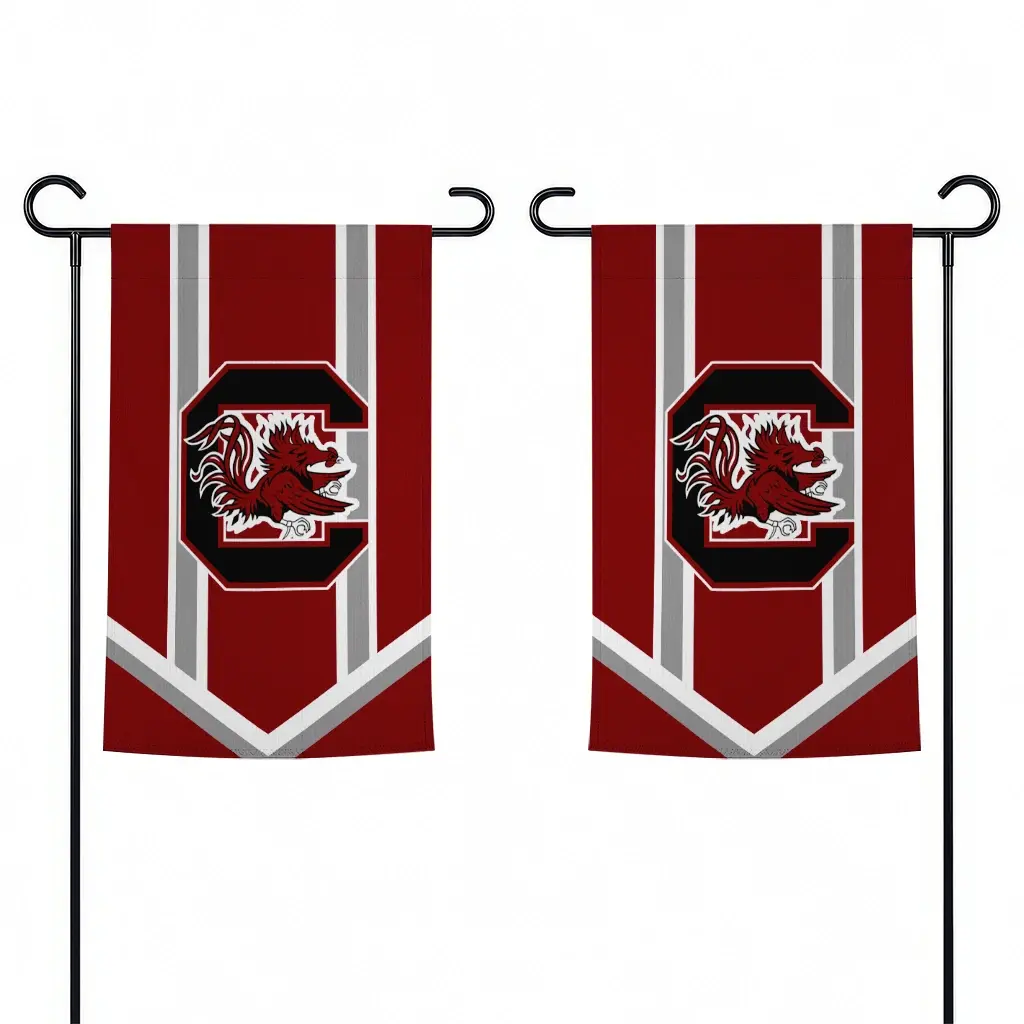 South Carolina Gamecocks Garden Flag Customized Chevron Stripes Garnet Fashion Forward South Carolina Gamecocks Garden Flag Customized Chevron Stripes Garnet Fashion Forward