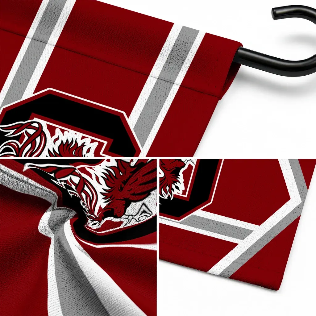 South Carolina Gamecocks Garden Flag Customized Chevron Stripes Garnet Latest Model South Carolina Gamecocks Garden Flag Customized Chevron Stripes Garnet Latest Model
