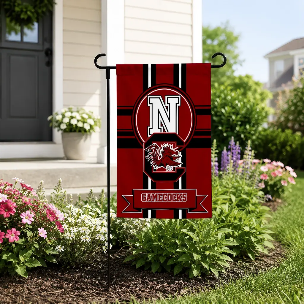 South Carolina Gamecocks Garden Flag Customized Circle Medallion Garnet New Arrival South Carolina Gamecocks Garden Flag Customized Circle Medallion Garnet New Arrival